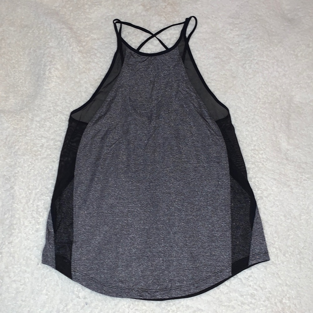 Lululemon Grey & Black Racerback Tank, Size 6